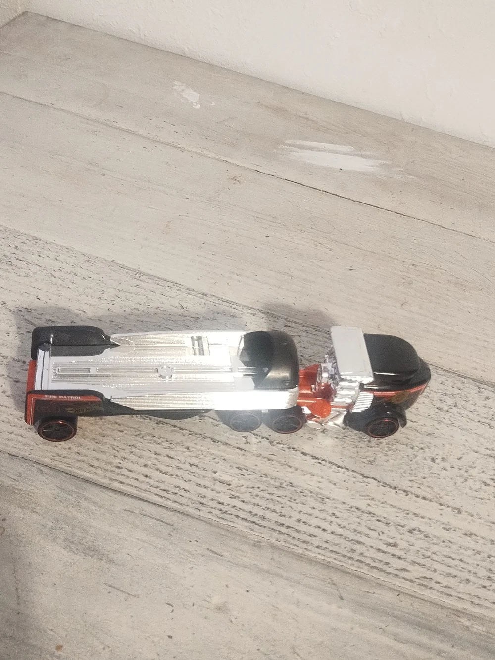 Hot Wheels Sky Show Semi Truck With Trailer 2014 Mattel very good condition